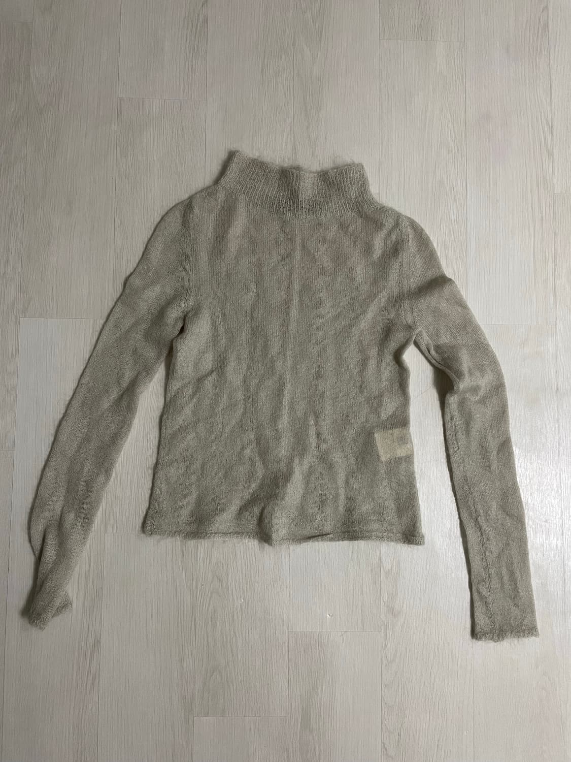 언유즈드 Unused 앙고라 반폴라 니트 00 상품이미지1