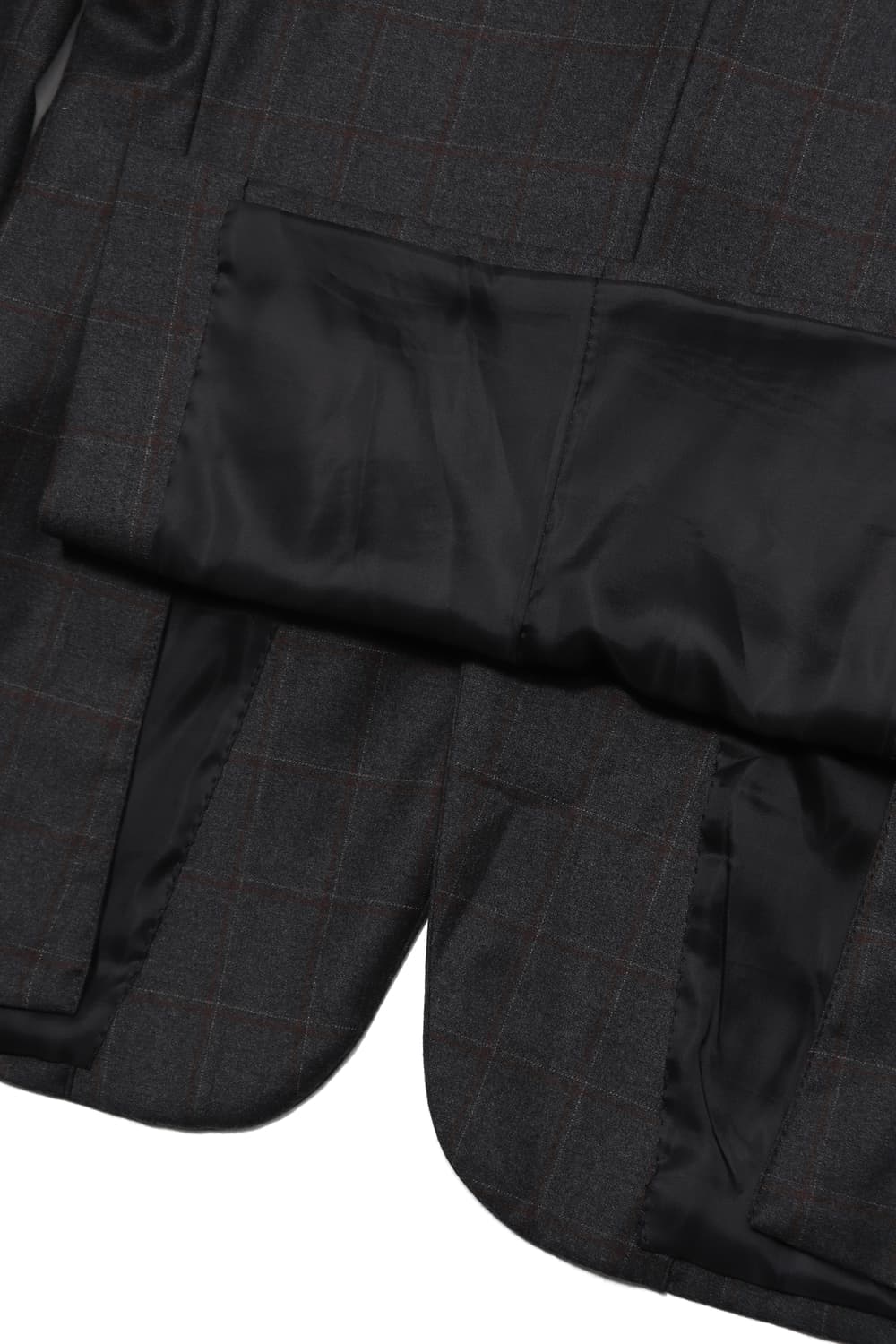 SOLID HOMME 울 체크 슬림핏 투버튼 블레이저 size 50 상품이미지9