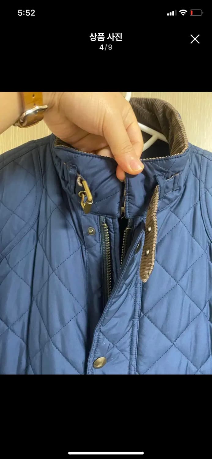 [POLO] 폴로 랄프로렌 네이비 퀼팅 자켓 M사이즈 상품이미지4