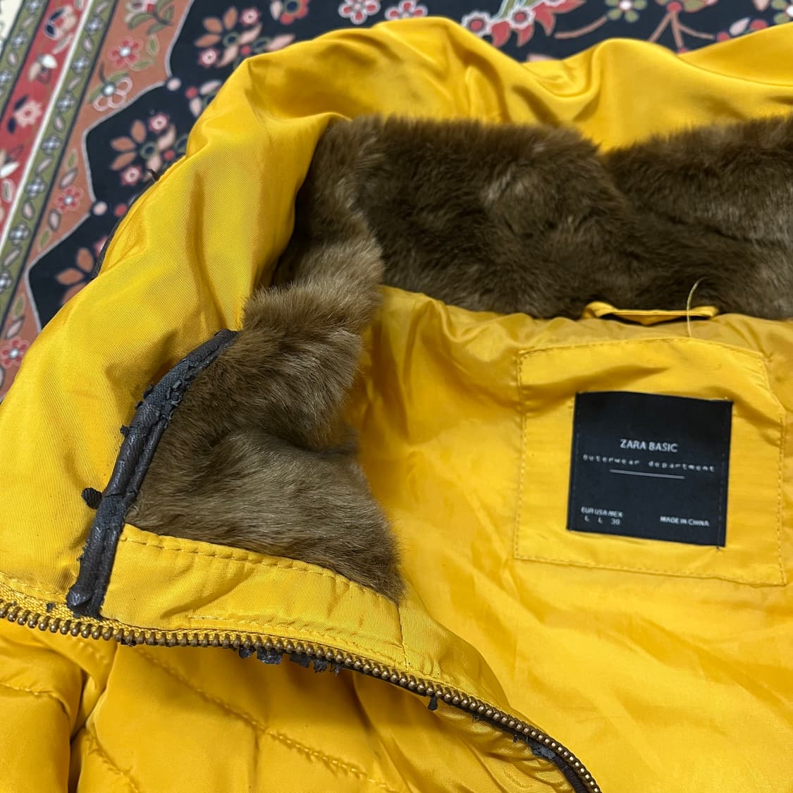 자라 베이직 푸퍼 자켓 L/100 상품이미지3