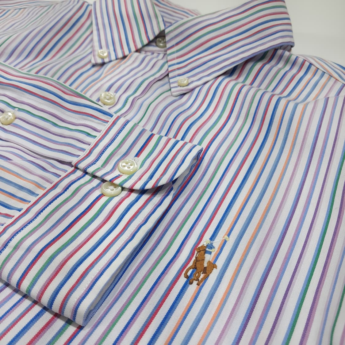 CL777 XL 폴로 00s 멀티포니 멀티 스트라이프 셔츠 남방 상품이미지4