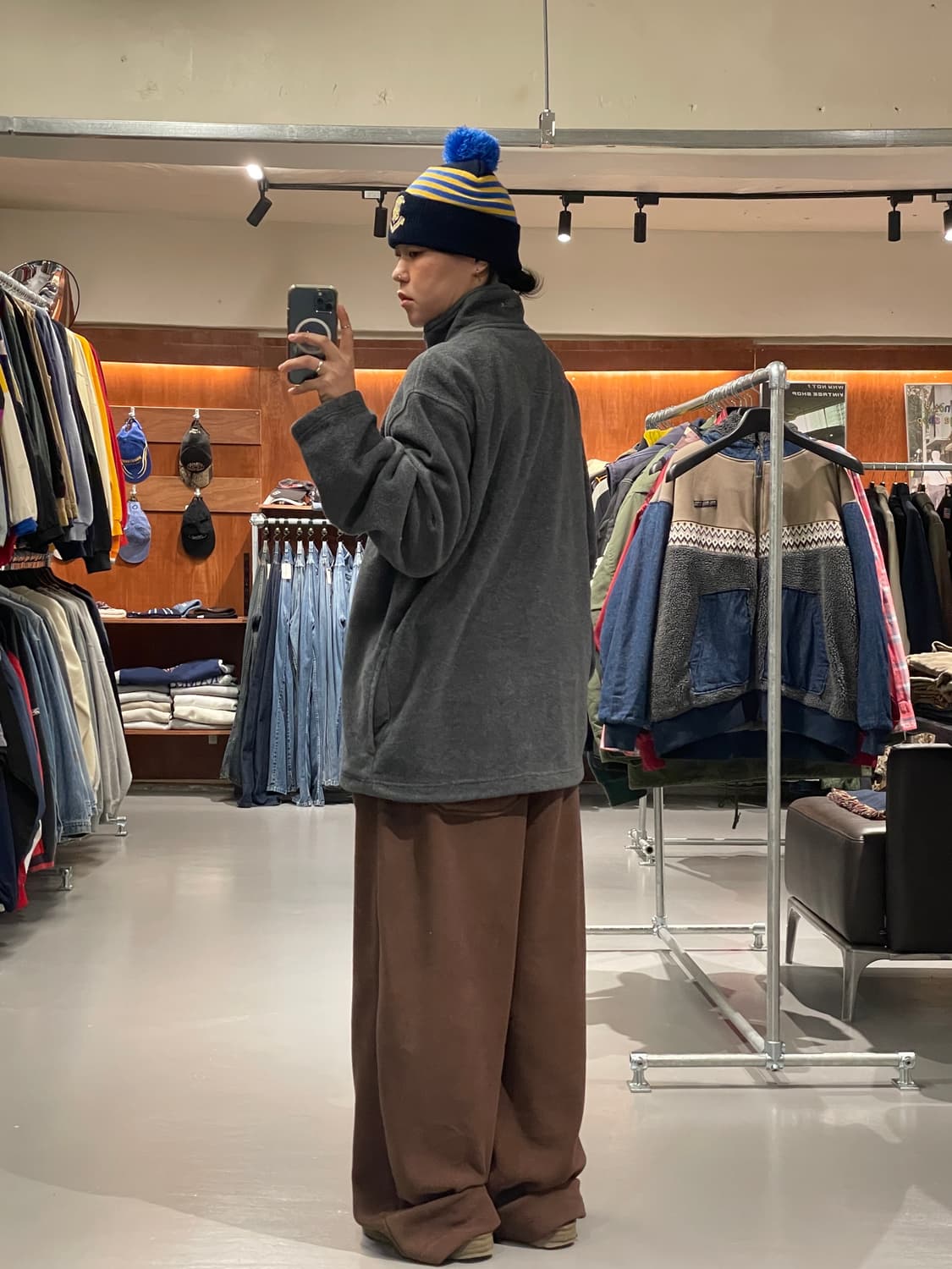 IZOD 플리스 반집업 상품이미지4