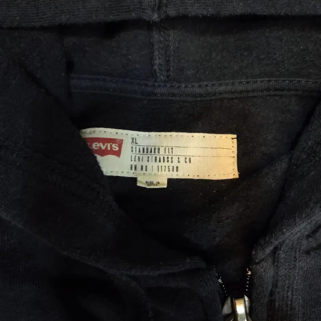 Y2K 리바이스 빅로고 그런지후드티 (XL) 상품이미지4