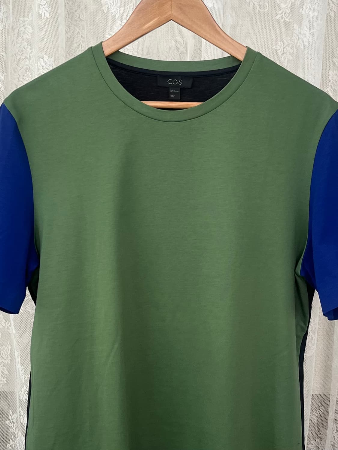 M) 코스 COS 멀티 컬러 배색 반팔 티셔츠 상품이미지3