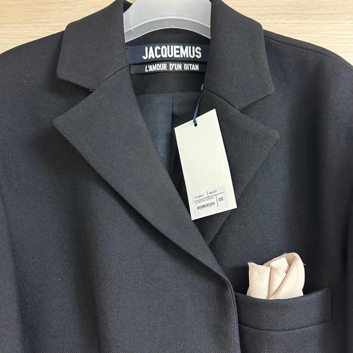 자크뮈스 아이코닉 블랙 울 자켓 38사이즈 / 새상품  상품이미지2