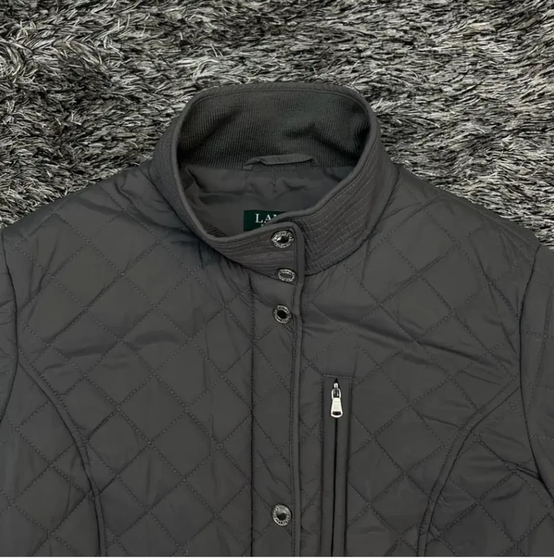 랄프로렌 폴로랄프로렌 여성 퀄팅 하이넥 자켓 (XS) 상품이미지2