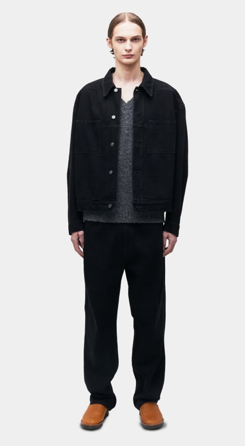 쿠어 딥 플리츠 커브드 팬츠 상품이미지3