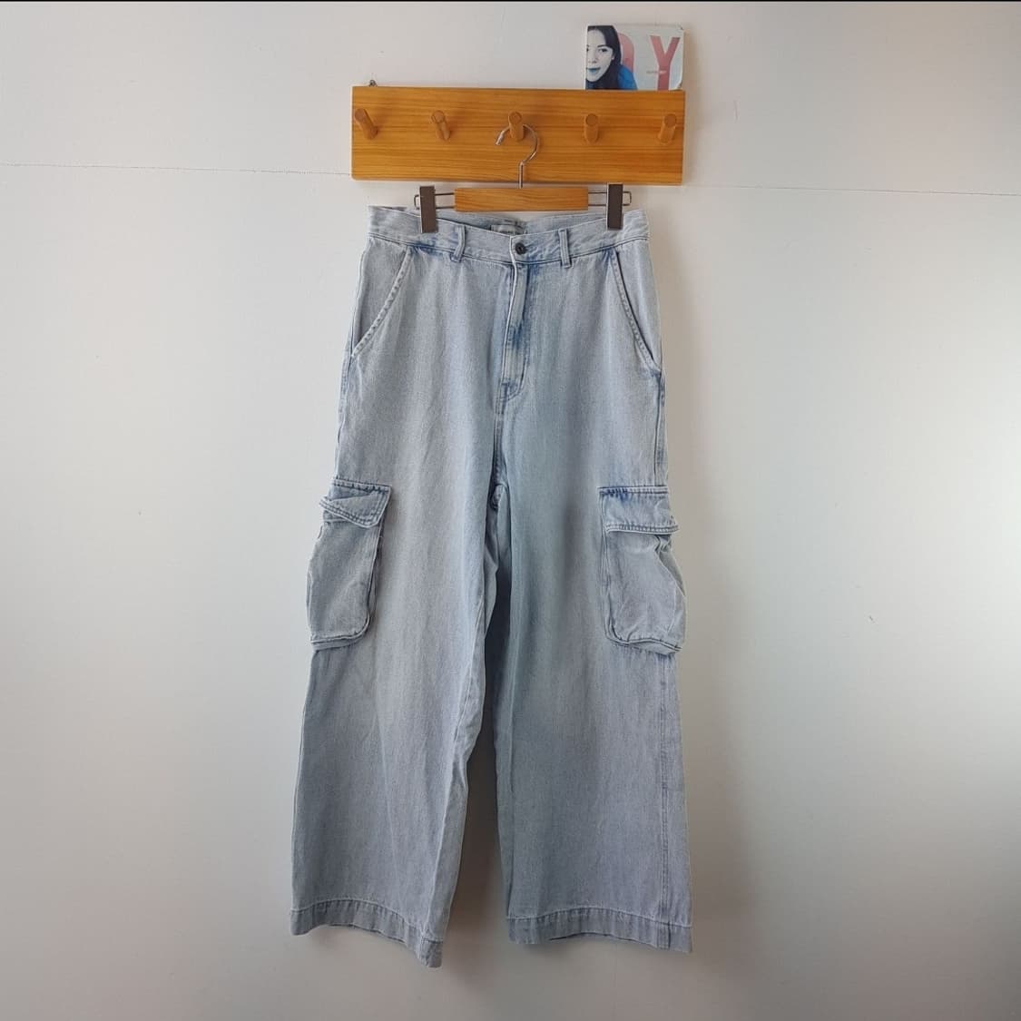 차오패닉 와이드 데님 카고 팬츠 상품이미지3