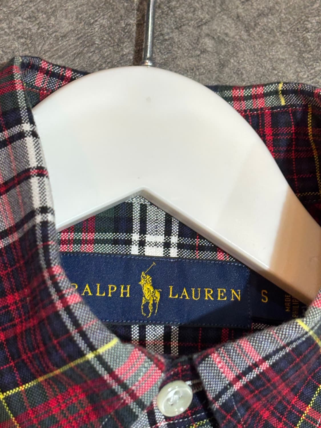폴로 랄프로렌 체크 남방 셔츠 S 상품이미지5