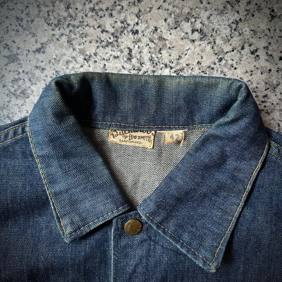 50s USA Big smith 2nd denim jacket 상품이미지5