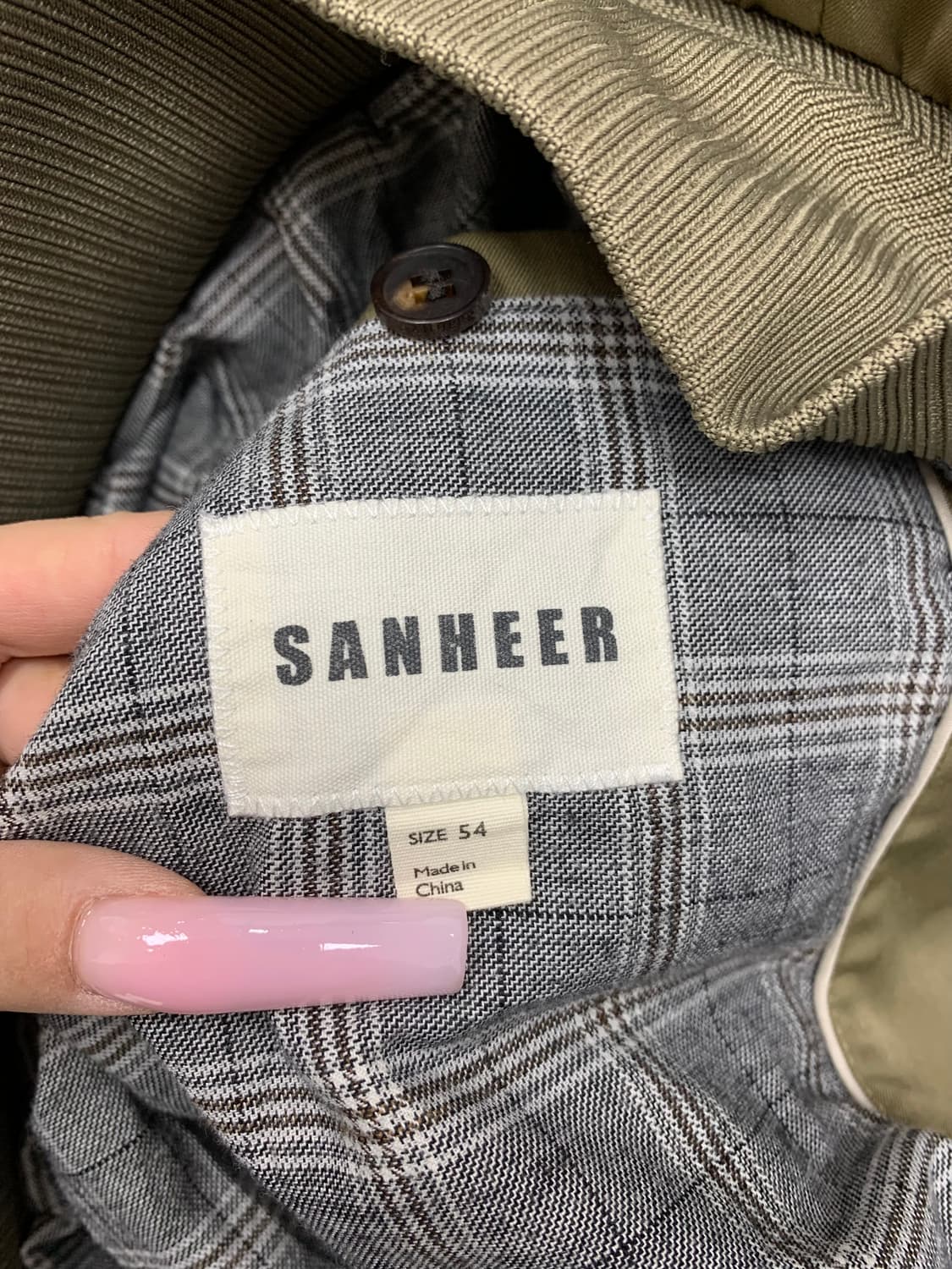 Sanheer 밀리터리 카키 자켓 #469 상품이미지5