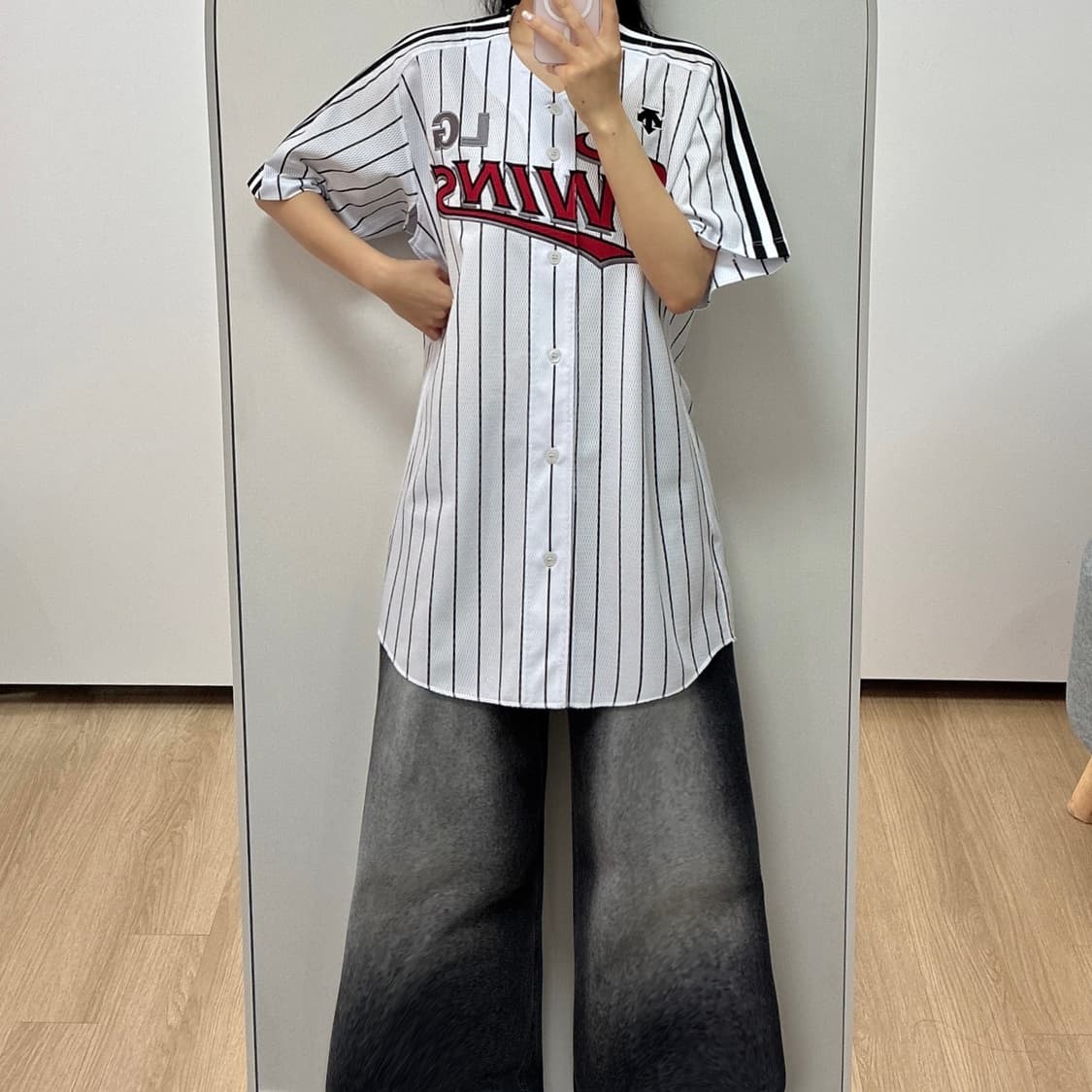 LG트윈스 이창호 마킹 야구 홈 유니폼 상품이미지1