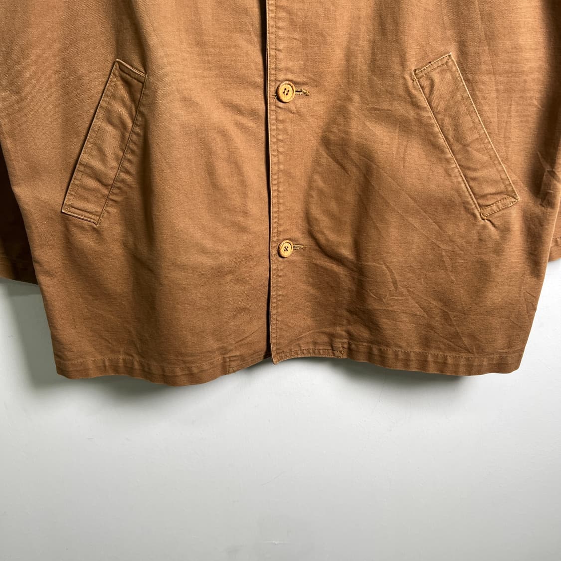 ALLIX 빈티지 브라운 코튼 워크 자켓 상품이미지5