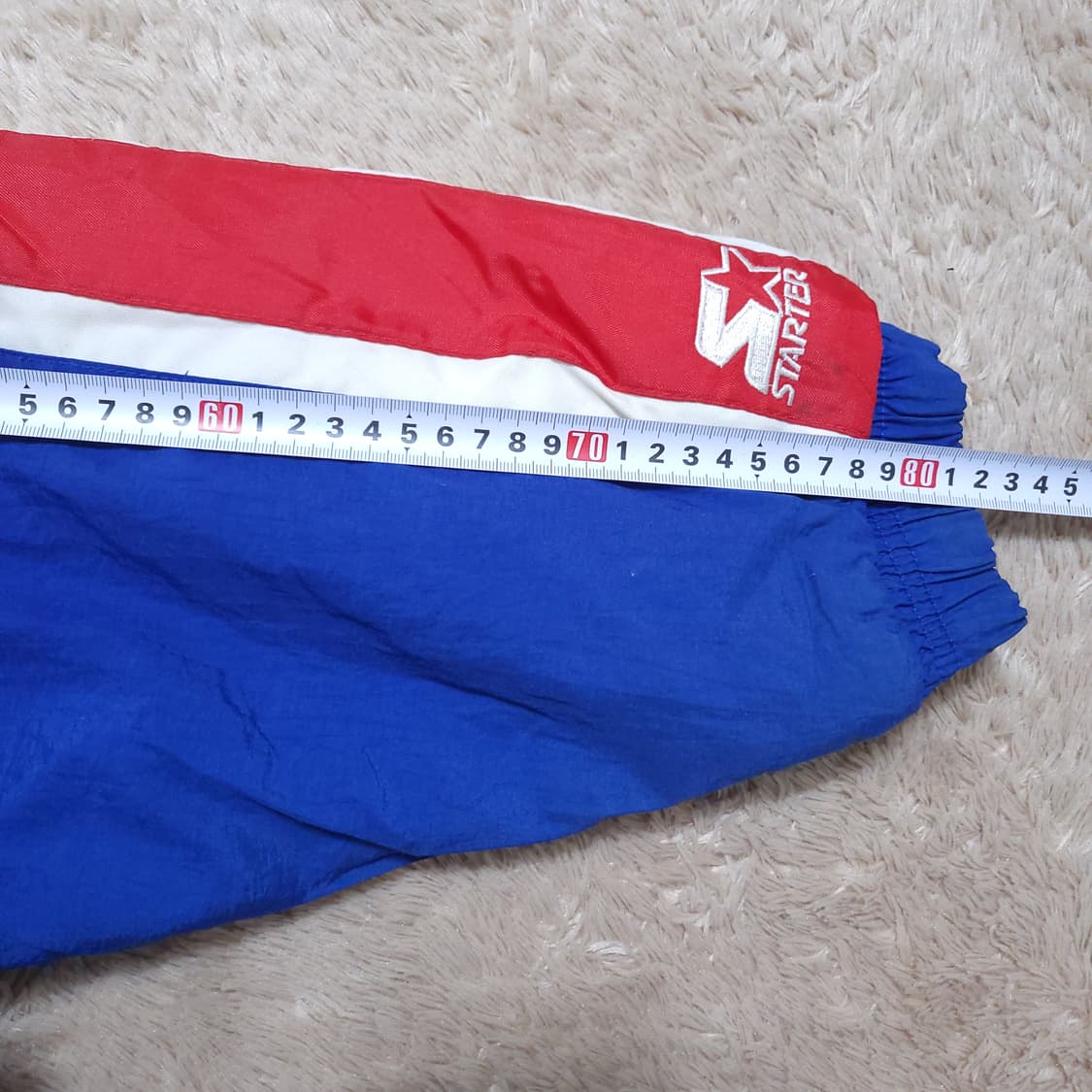 캔자스 제이호크스 스타터 빈티지 90년대 패딩 풀집업 xl  상품이미지5