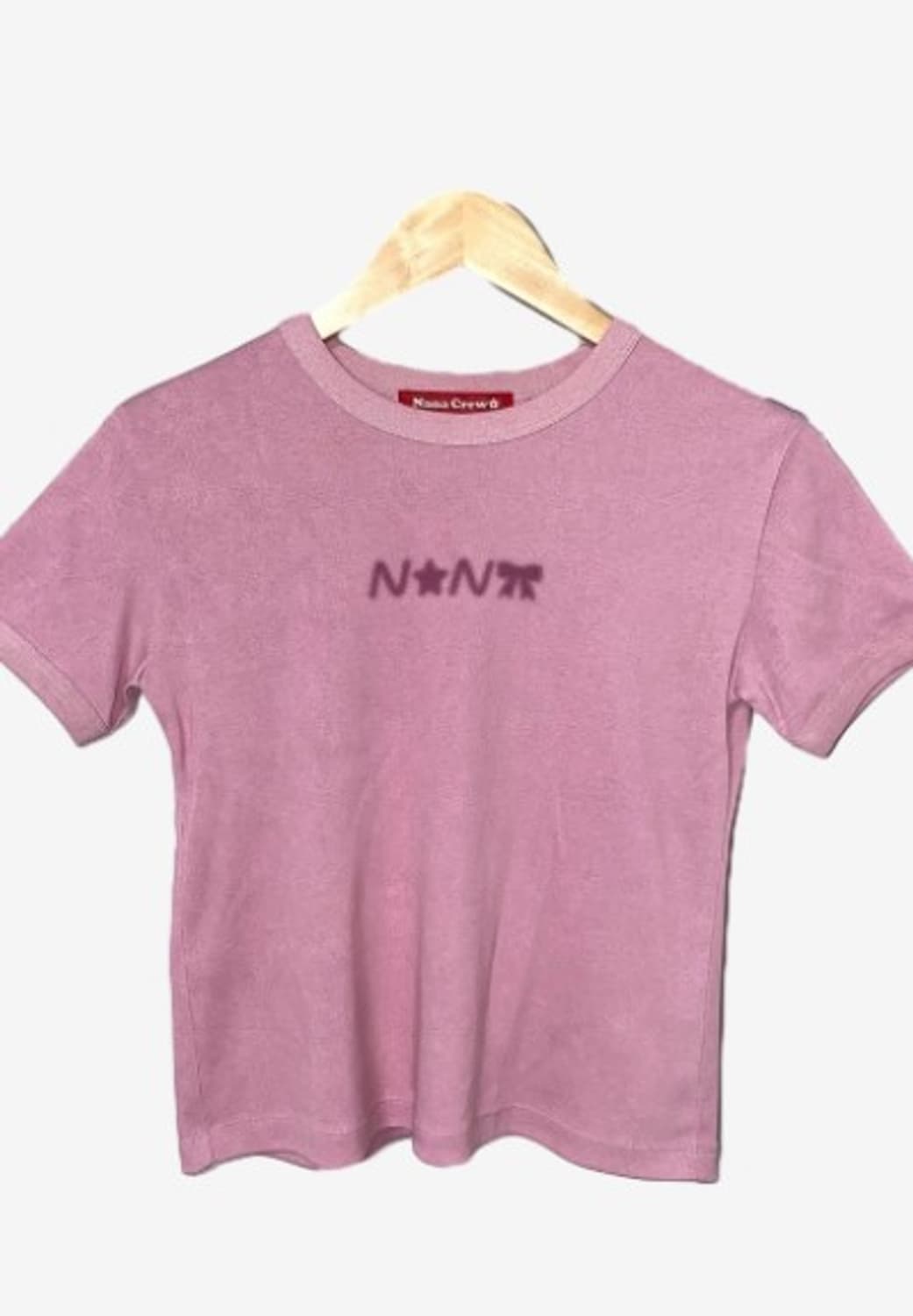 LOGO PIGMENT T-SHIRT - PINK 상품이미지1