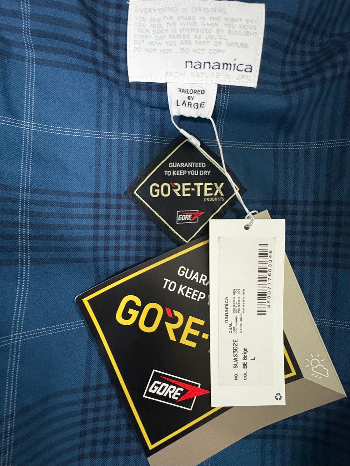 나나미카 2L 고어텍스 크루져자켓 L 상품이미지4