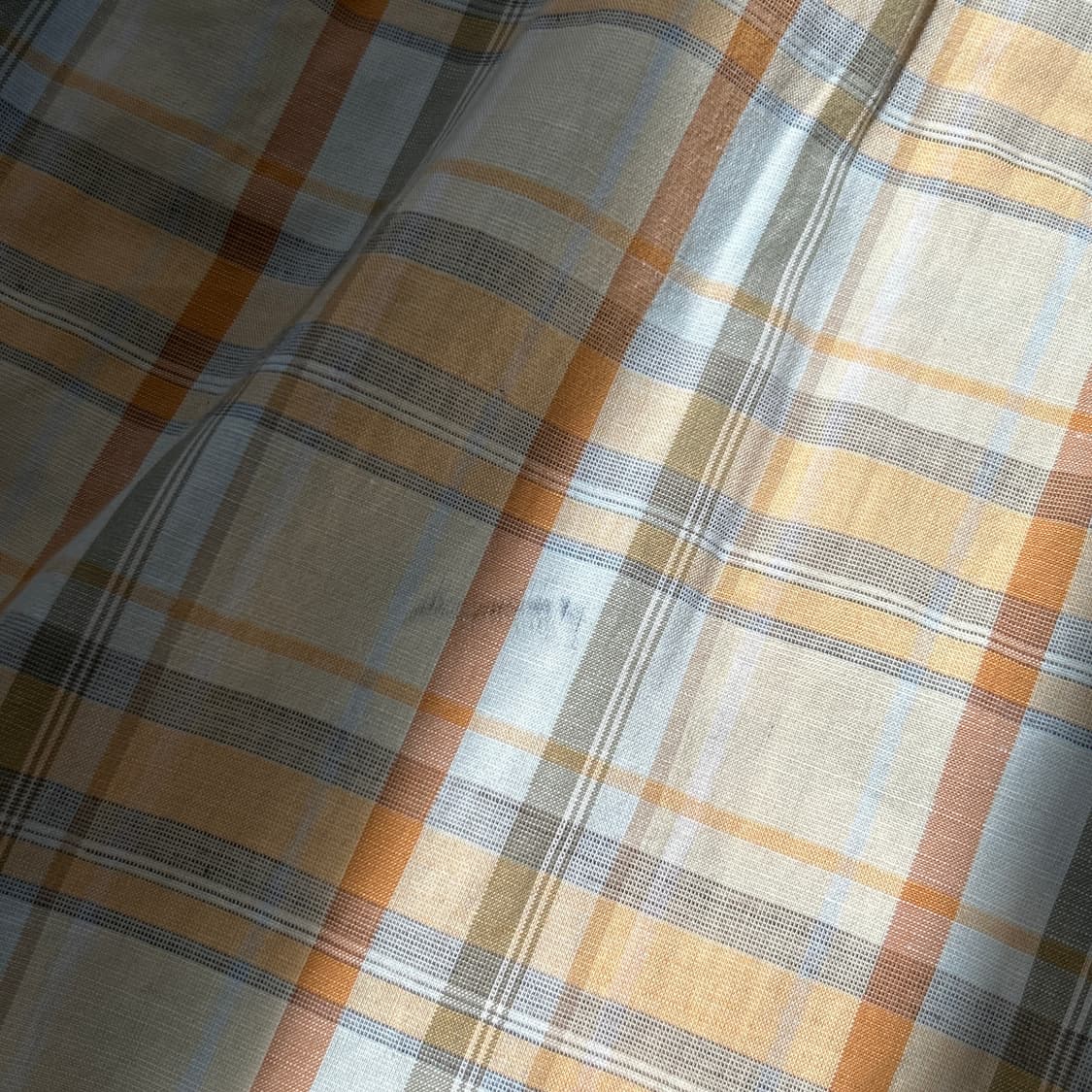 입생로랑 옐로우 체크 패턴 셔츠 상품이미지7