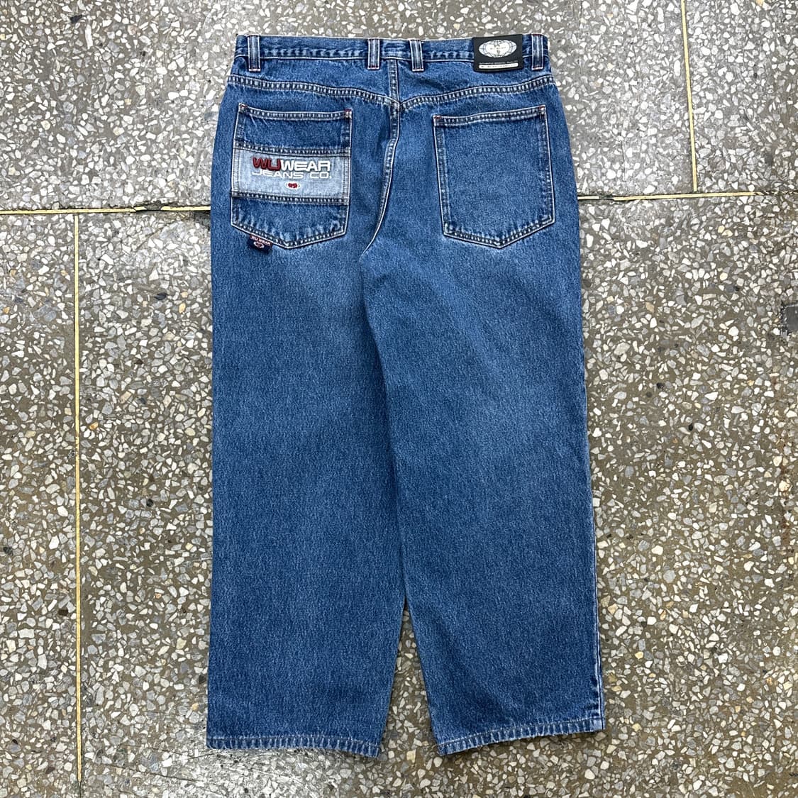 90s Wu wear 우 웨어 우탱클랜 데님 팬츠 36 상품이미지1