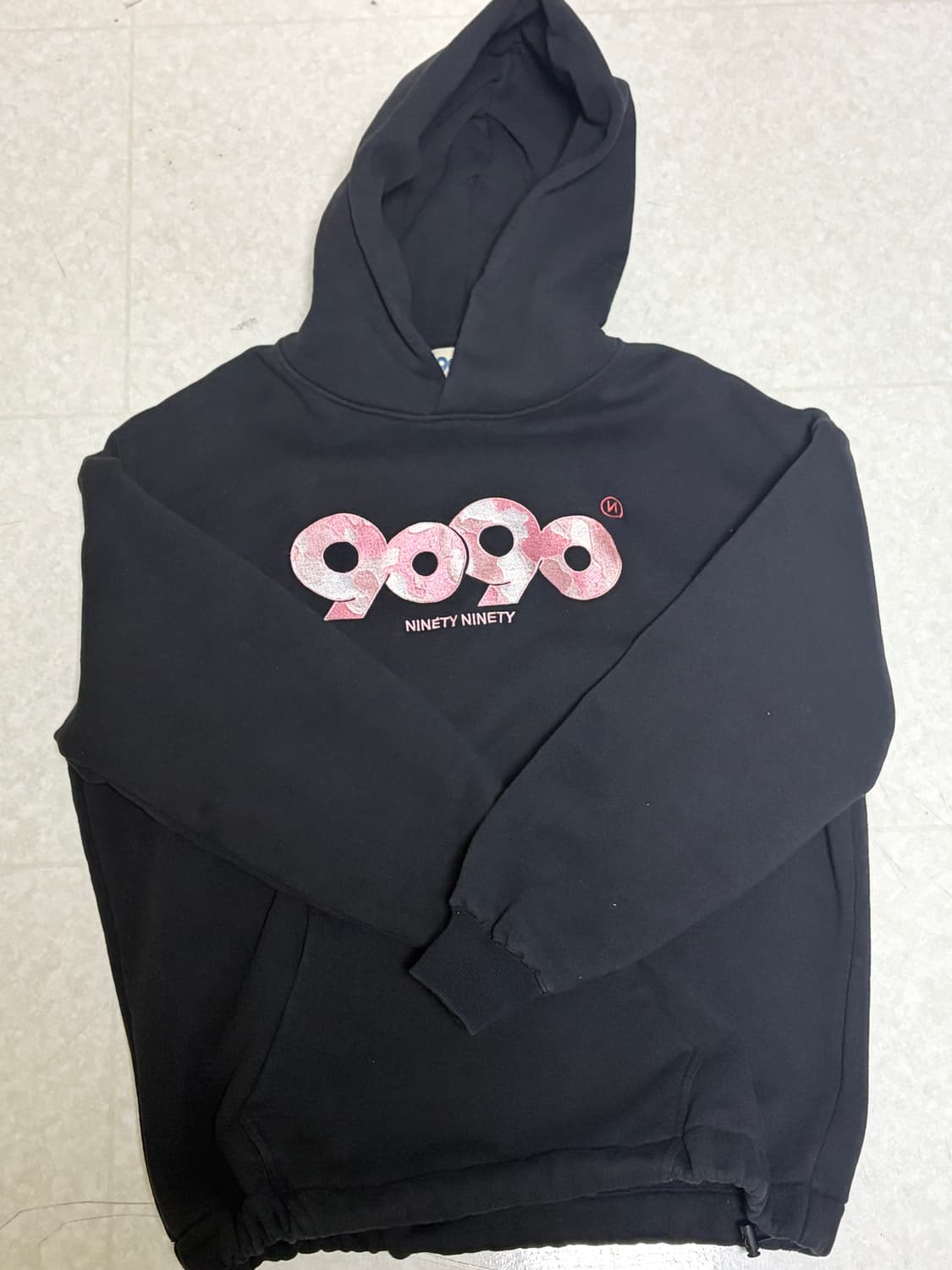 9090후드티 블랙 L 상품이미지1