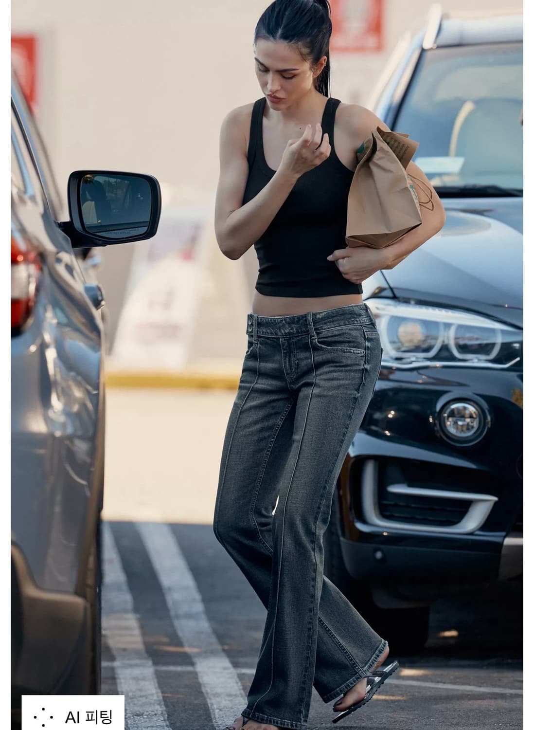 자라 JEANS TRF BOOTCUT 로우라이즈 부츠컷 EU32 상품이미지3