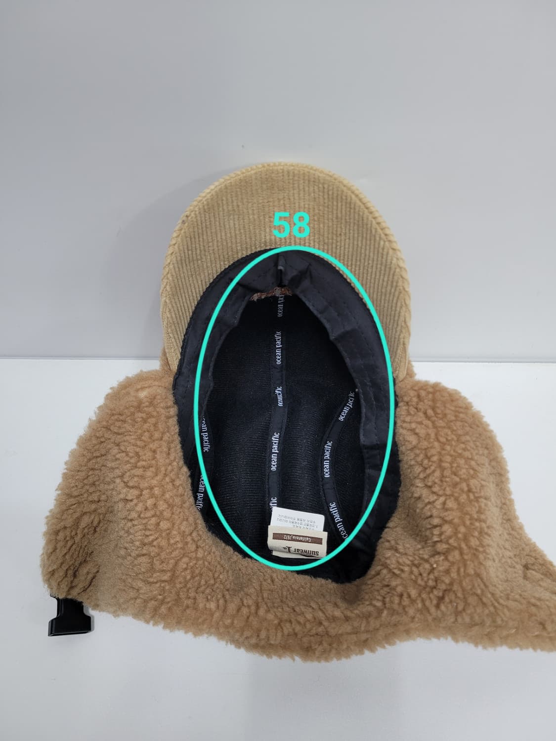 오션 퍼시픽 22FW 플리스 이이플랩 트루퍼 햇 /  FREE 베이지
 상품이미지10