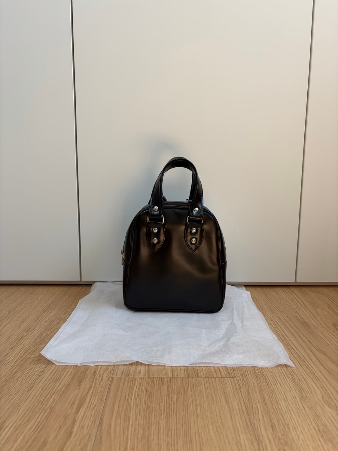 미사용 꼼데가르송 걸 참 미니 도트백 상품이미지3