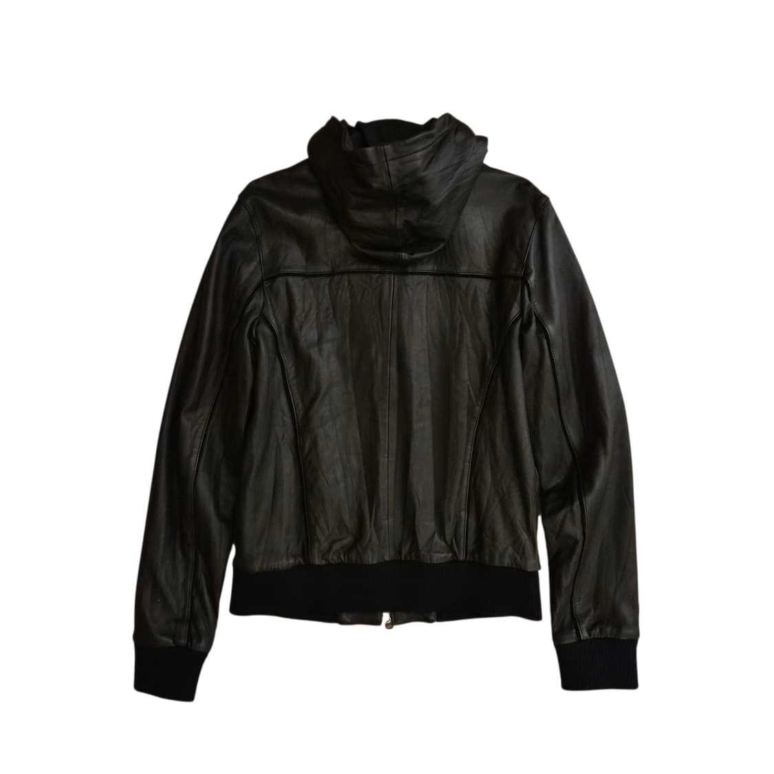 램스킨 레더 후드집업 상품이미지4