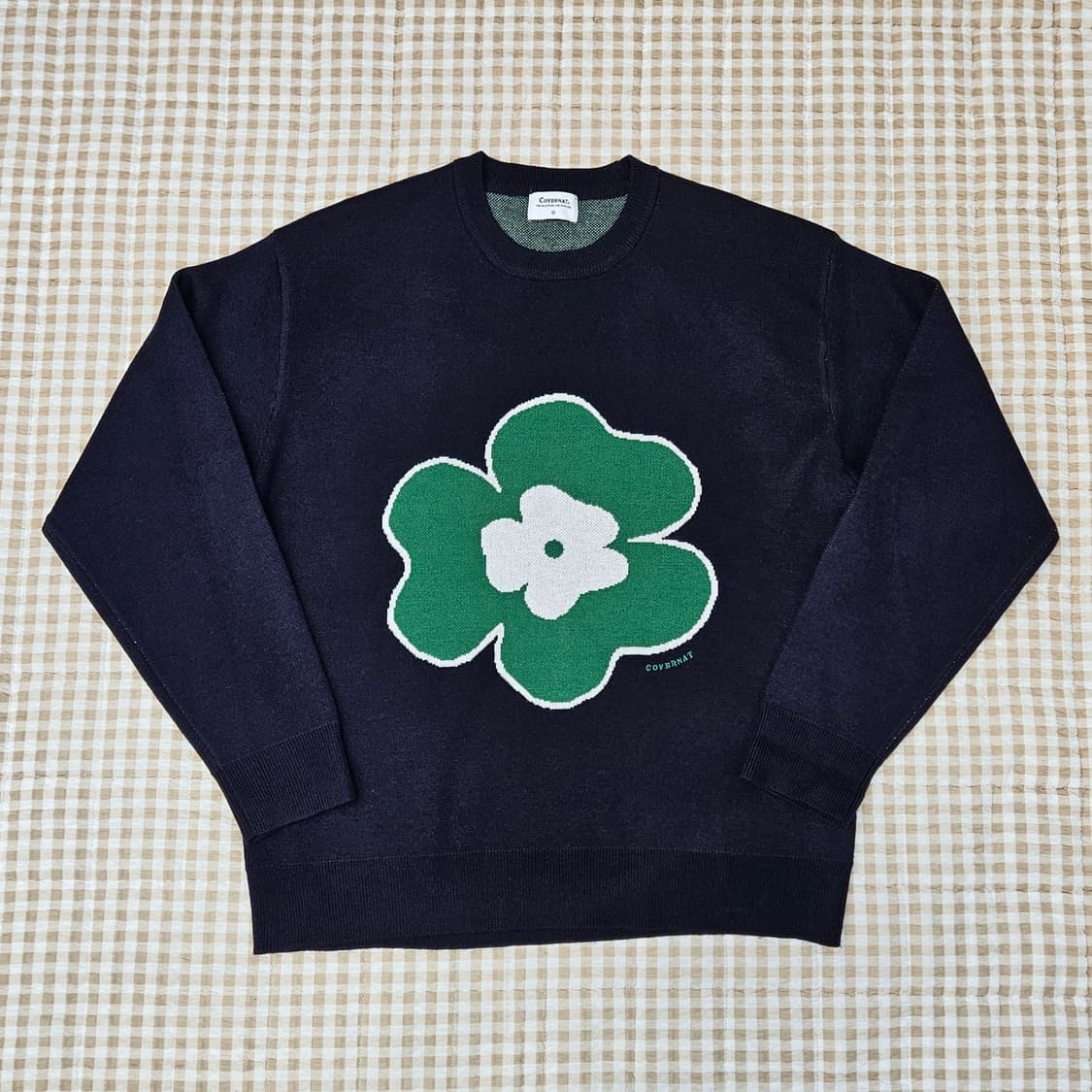 커버낫 오버핏 긴소매 니트 남자100 상품이미지1