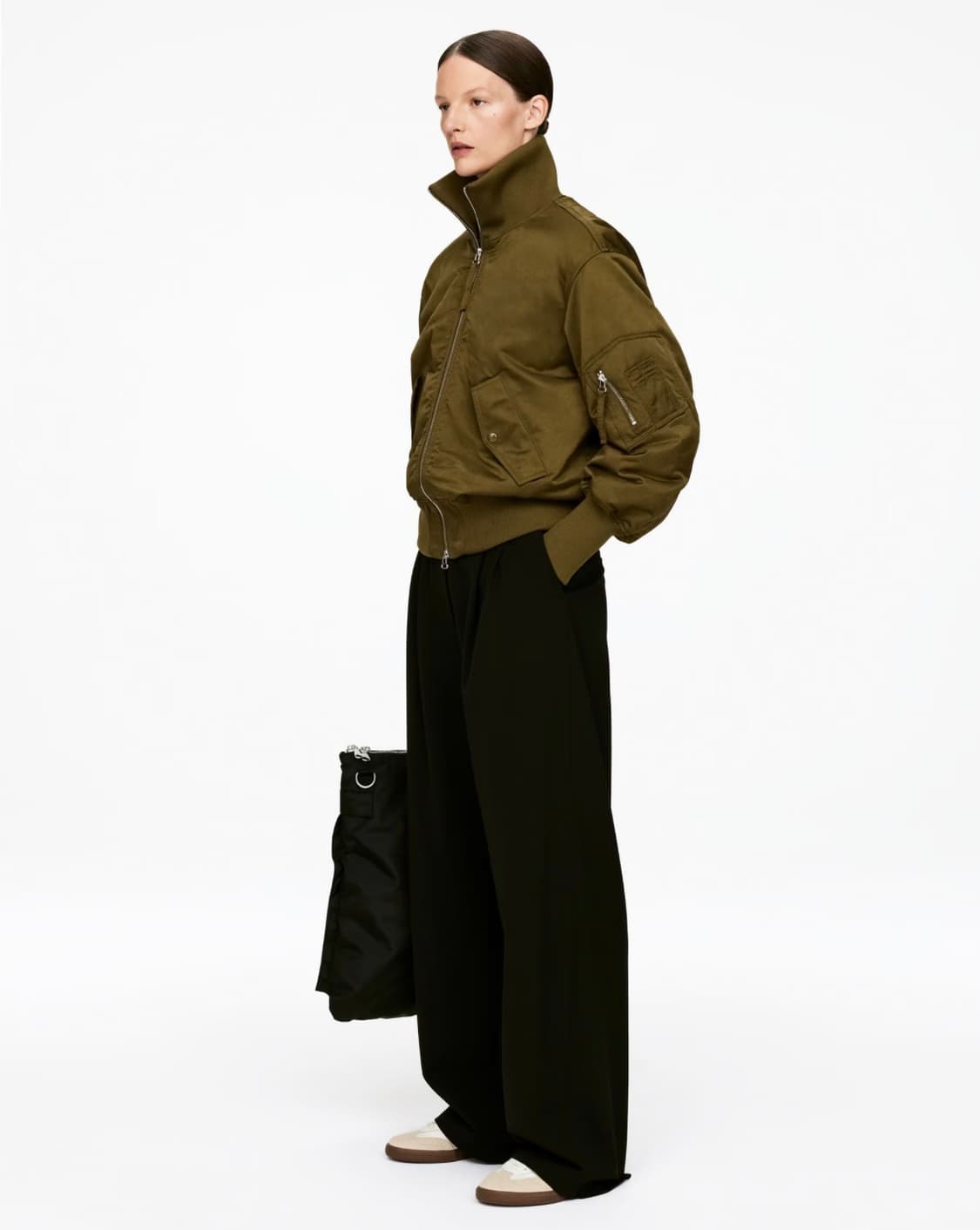 아르켓 여성 나일론 블루종 자켓 38사이즈 한번착용 상품이미지4