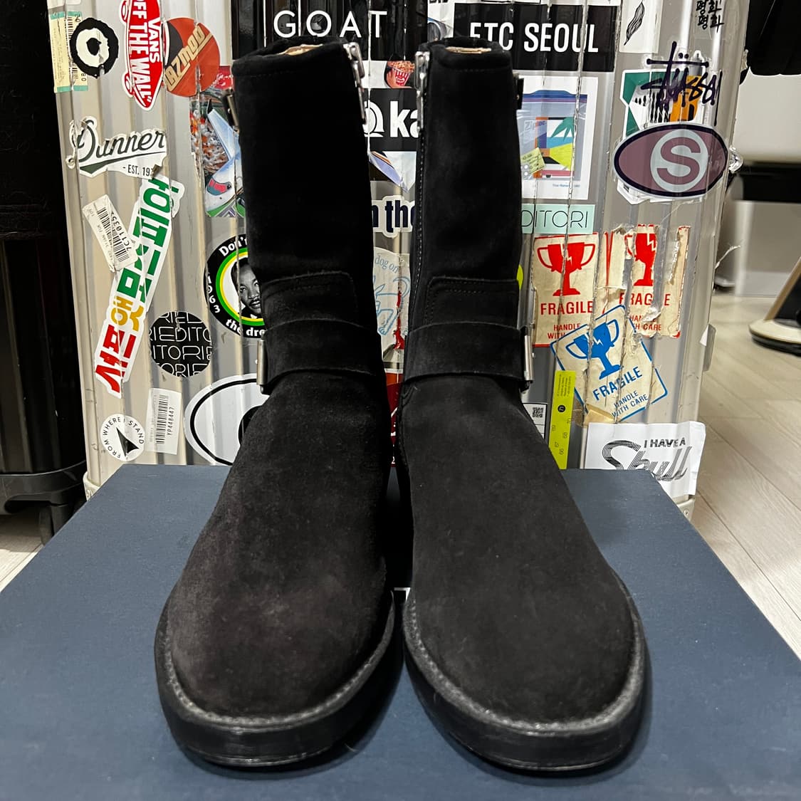 nonnative x rags mcgregor 바이커 짚업 부츠 41 상품이미지3