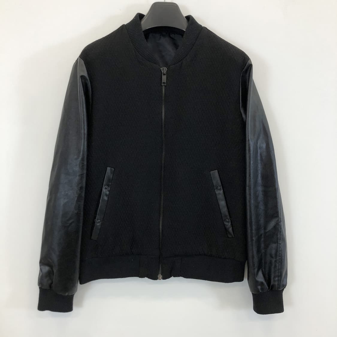 자라 블랙 블루종 XL 인조가죽 상품이미지1