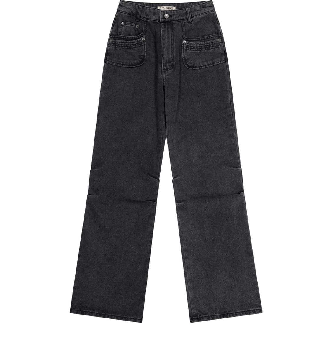 코이세이오 플라워 데님 블랙 상품이미지1