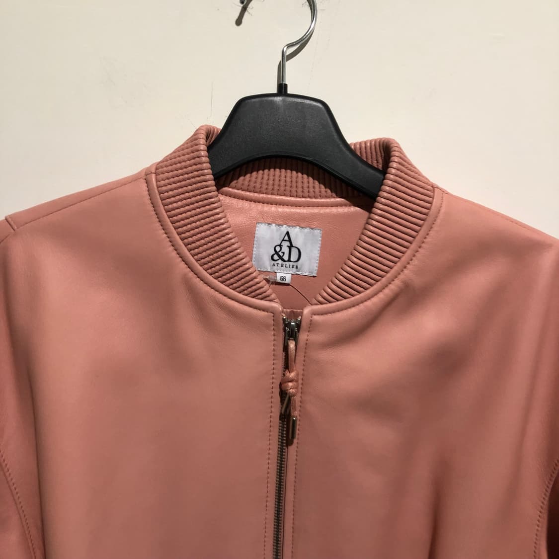 핑크 가죽자켓 상품이미지2