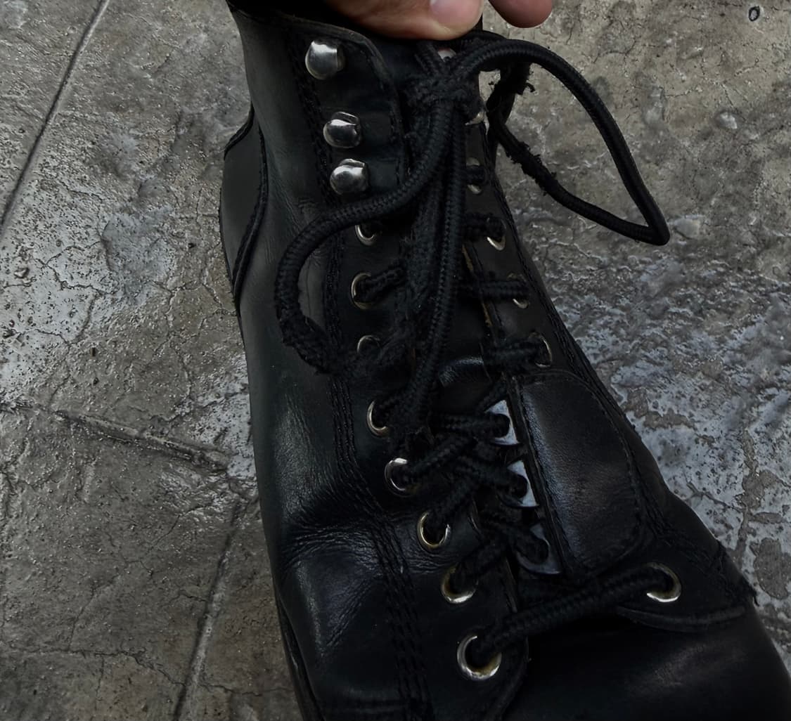 요지야마모토 뿌르옴므 페스너 바이커 부츠 상품이미지6