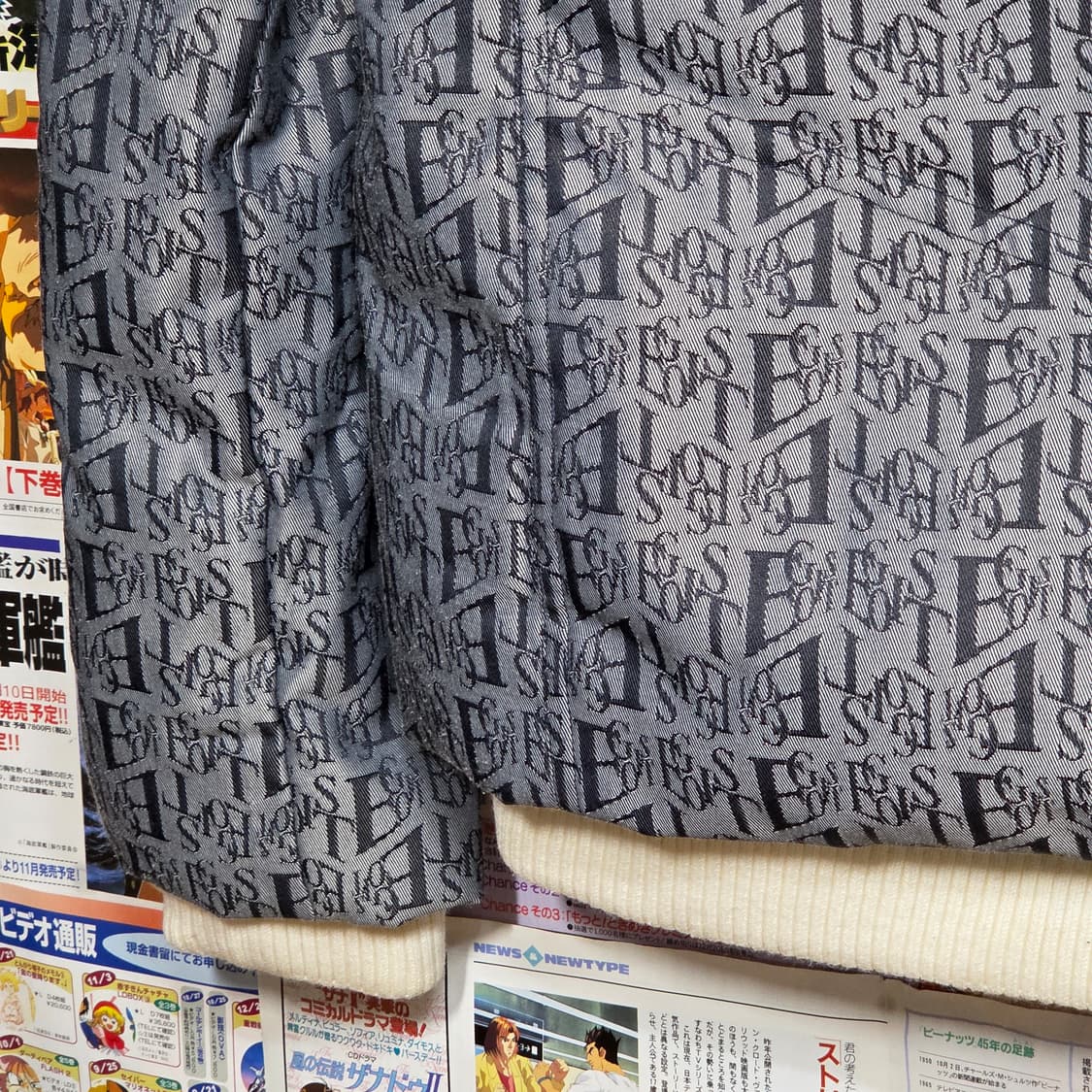 에고이스트 모노그램 갸루 퍼 후드 패딩 점퍼 상품이미지9