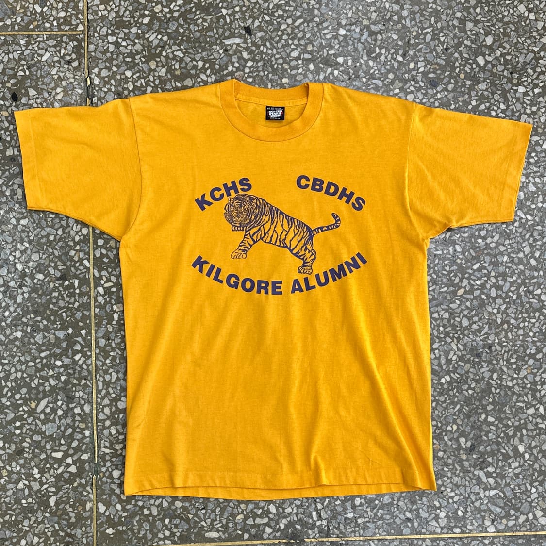 90s USA 타이거 빈티지 싱글스티치 티셔츠 XL 상품이미지2