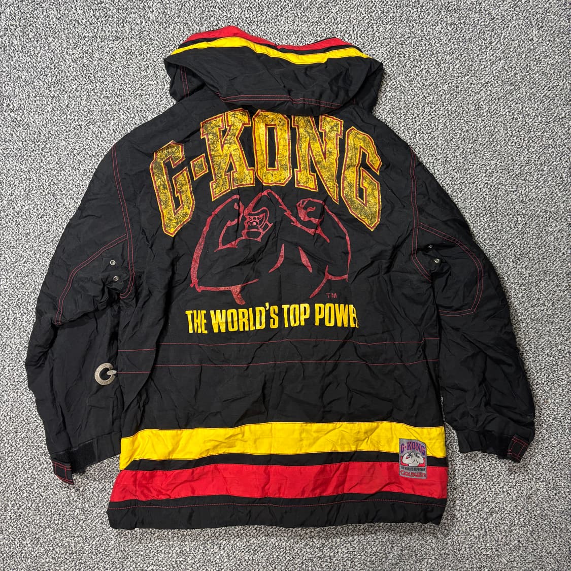 골드윈 G-KONG 90s 올드스쿨 투웨이 후드 점퍼 (M) 상품이미지5