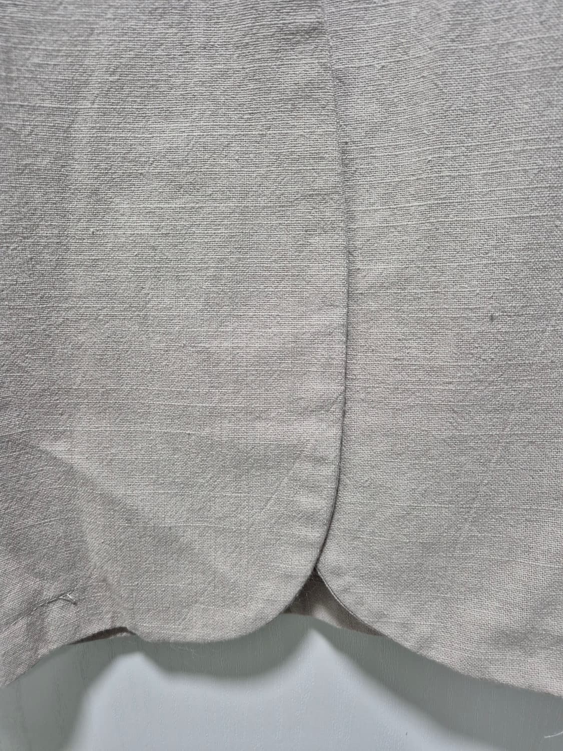 빈티지 베이지 크롭 반팔 자켓 상품이미지4