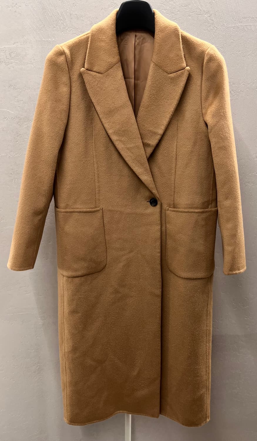 카멜 캐시미어 100 코트 88사이즈 상품이미지1