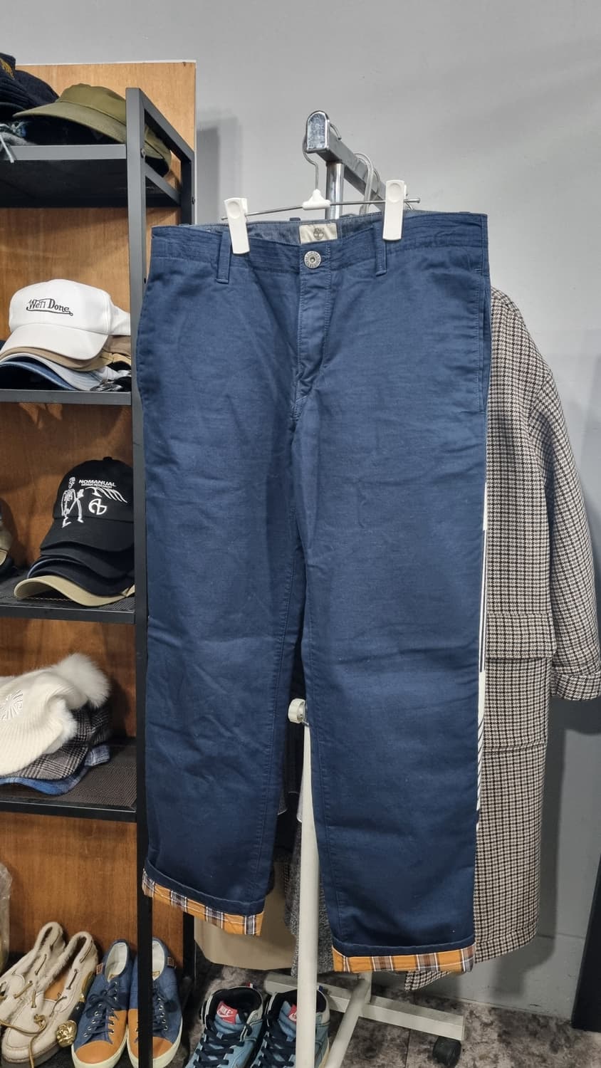 팀버(timberland) 안감체크 코튼팬츠 남성 33사이즈 상품이미지1