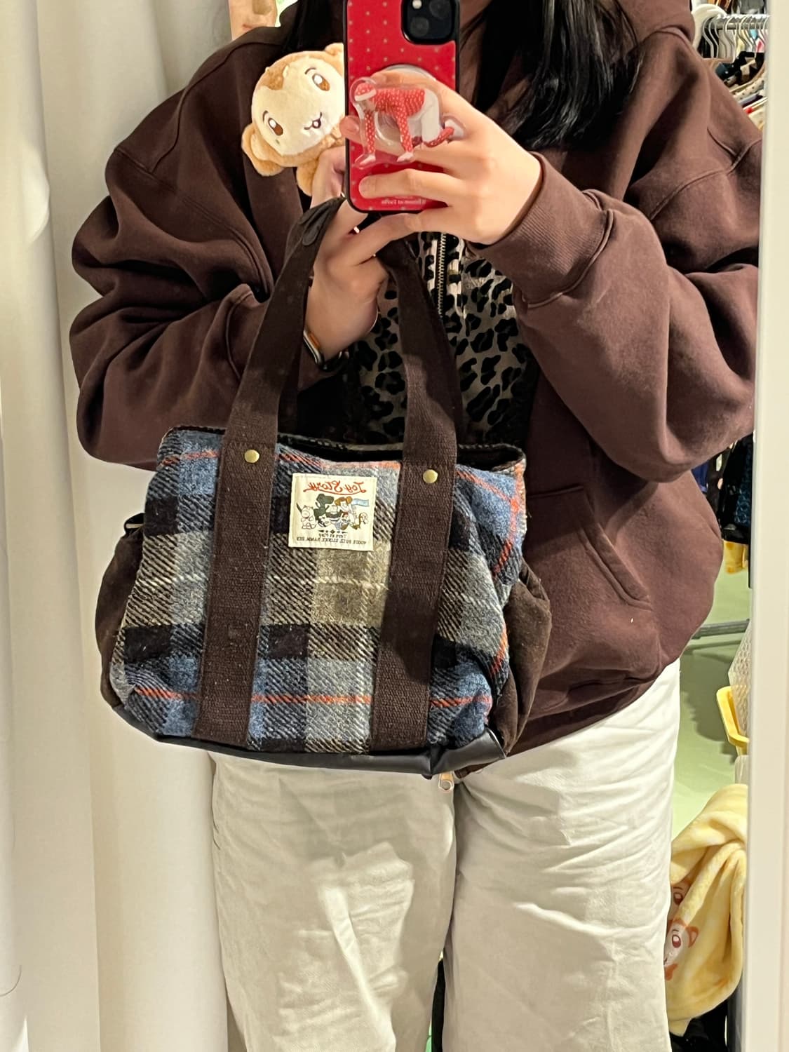 해리스 트위드 핸드백 👜 상품이미지2