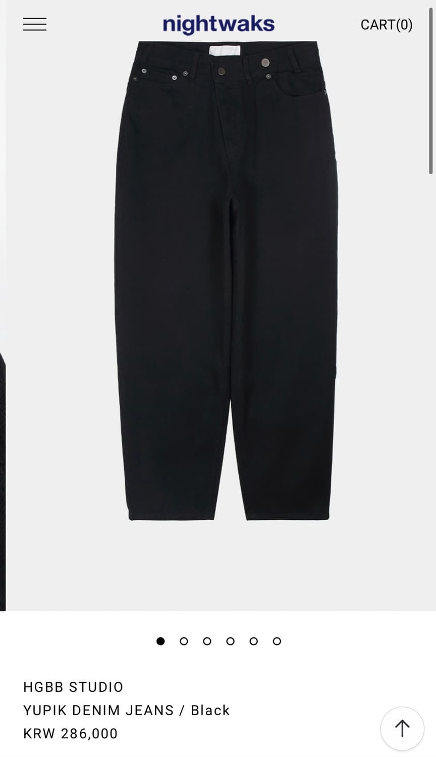 [HGBB STUDIO] YUPIK DENIM JEANS (BLACK) 상품이미지1