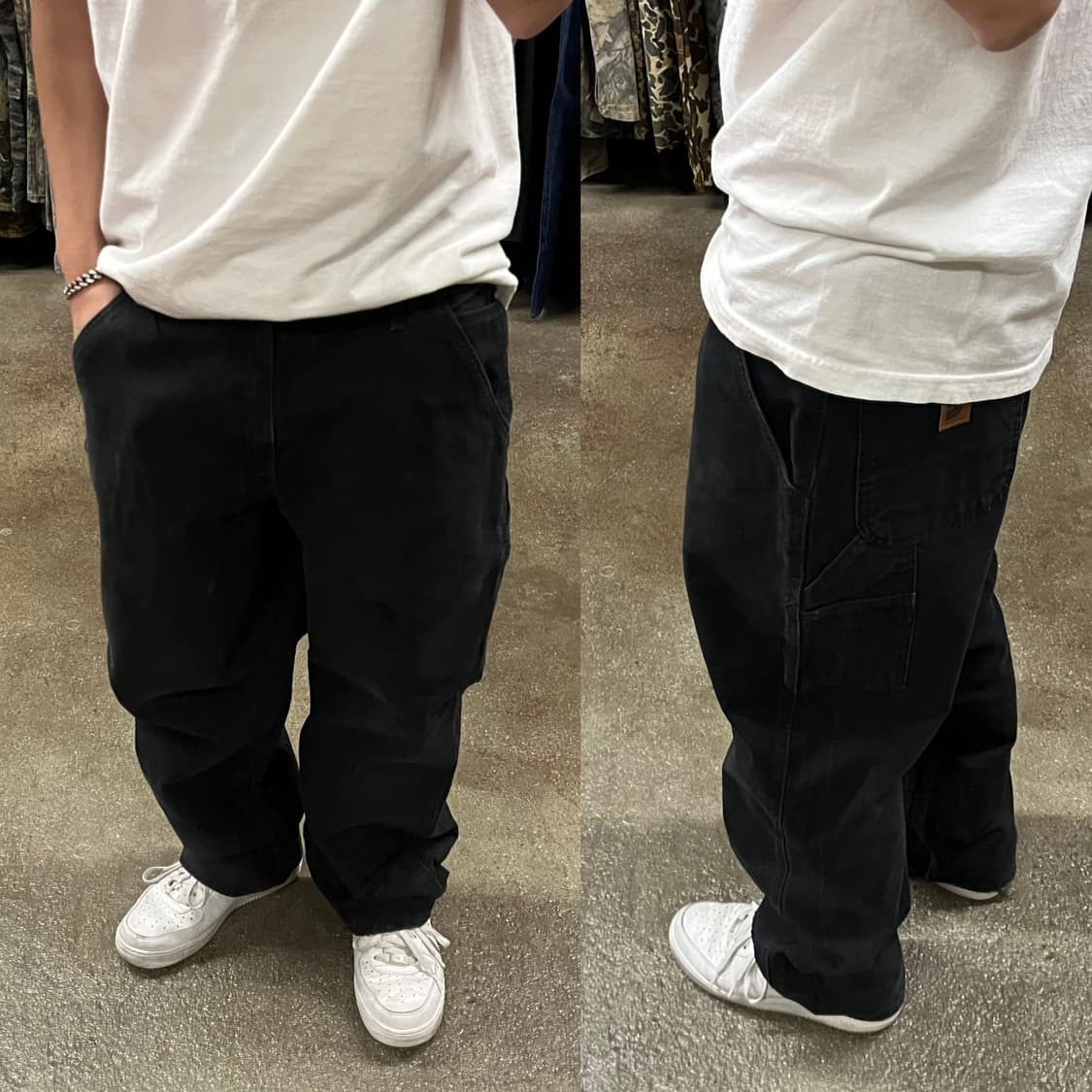 Carhartt B11 블랙 카펜터 팬츠 (36“) 상품이미지1