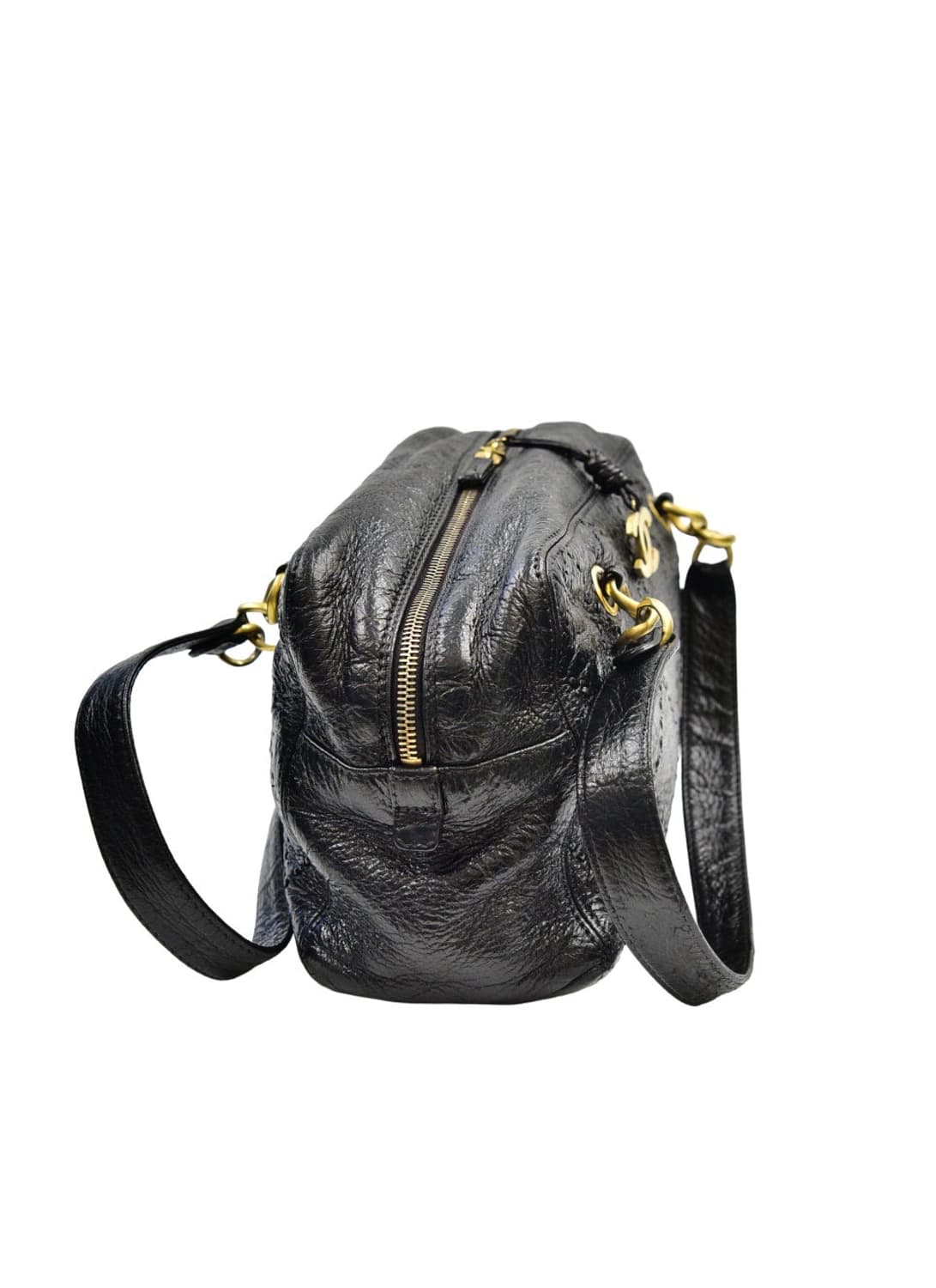 샤넬 레더 볼링백 (정품) 상품이미지5