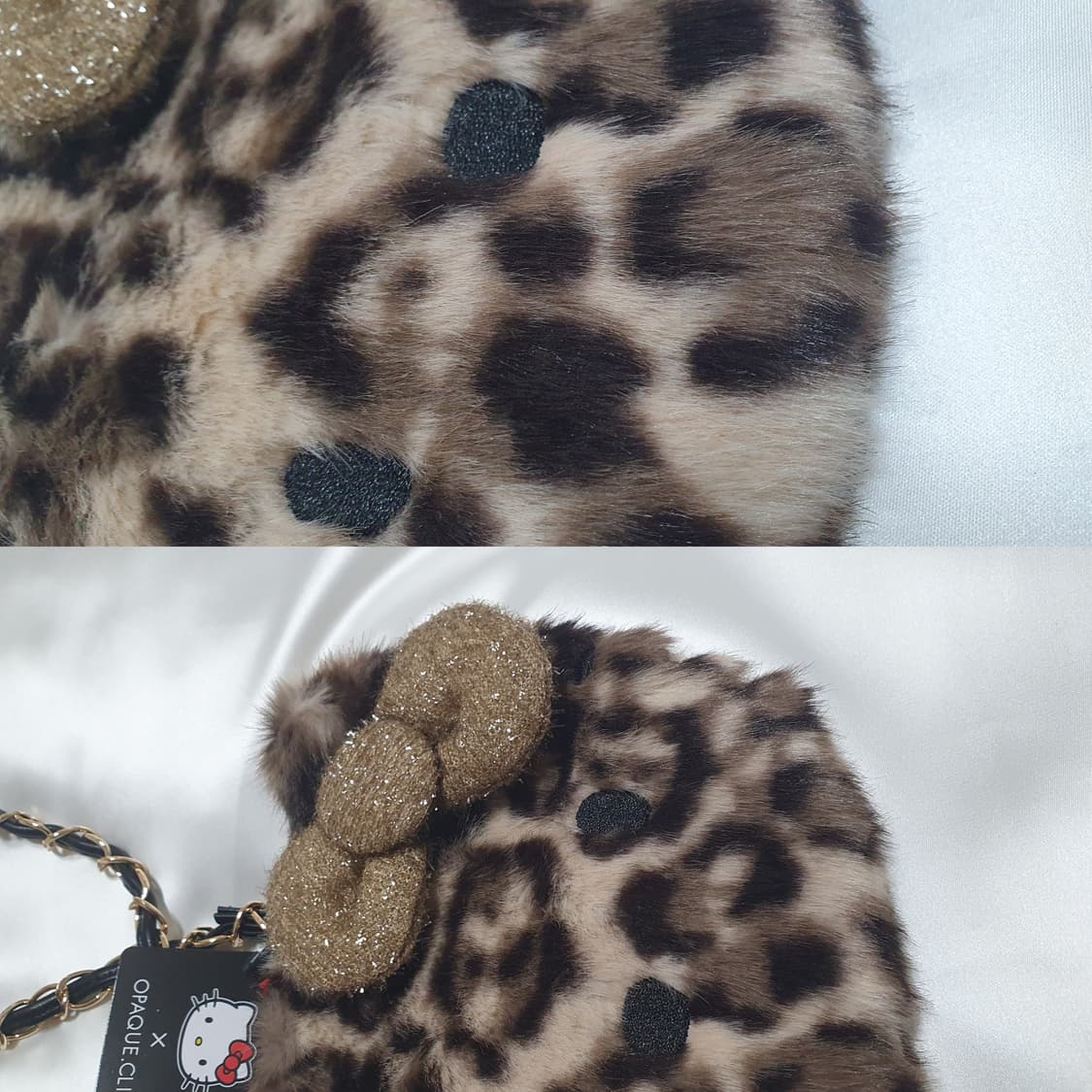호피 레오파드 오페이크 닷 클립 OPAQUE CLIP 숄더백 파우치백  상품이미지4
