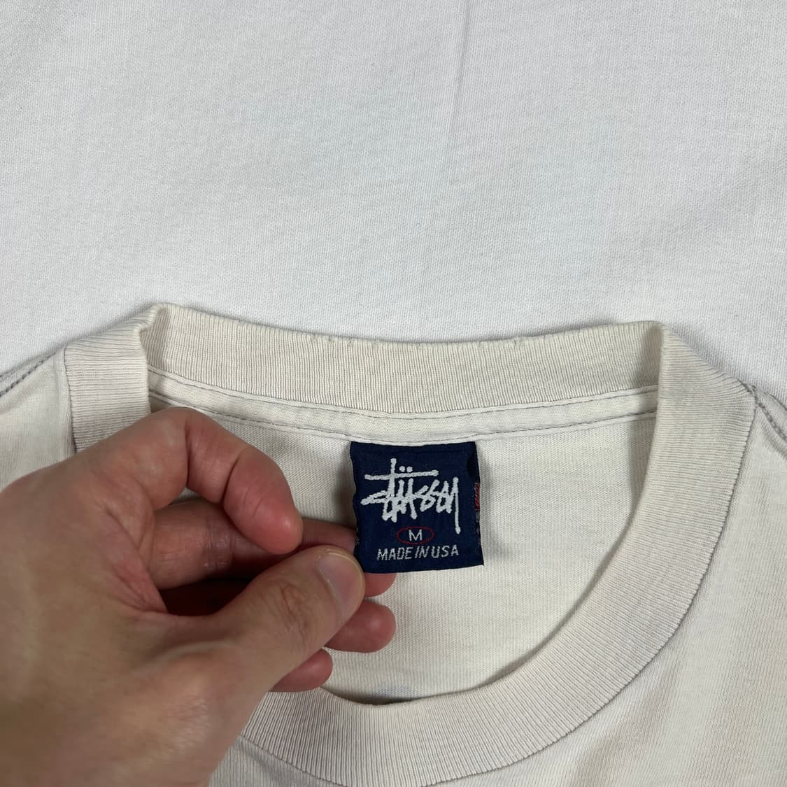 90‘s 스투시 stussy ss 로고 인터내셔널 반팔티 상품이미지7