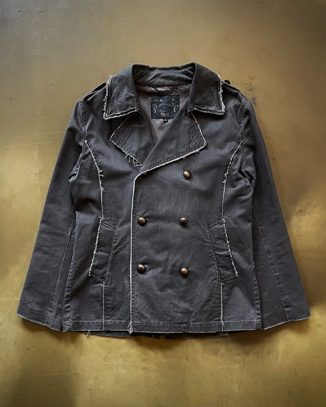 90-00s ZEROSAIL Gothic Cut-off Half Coat 상품이미지3