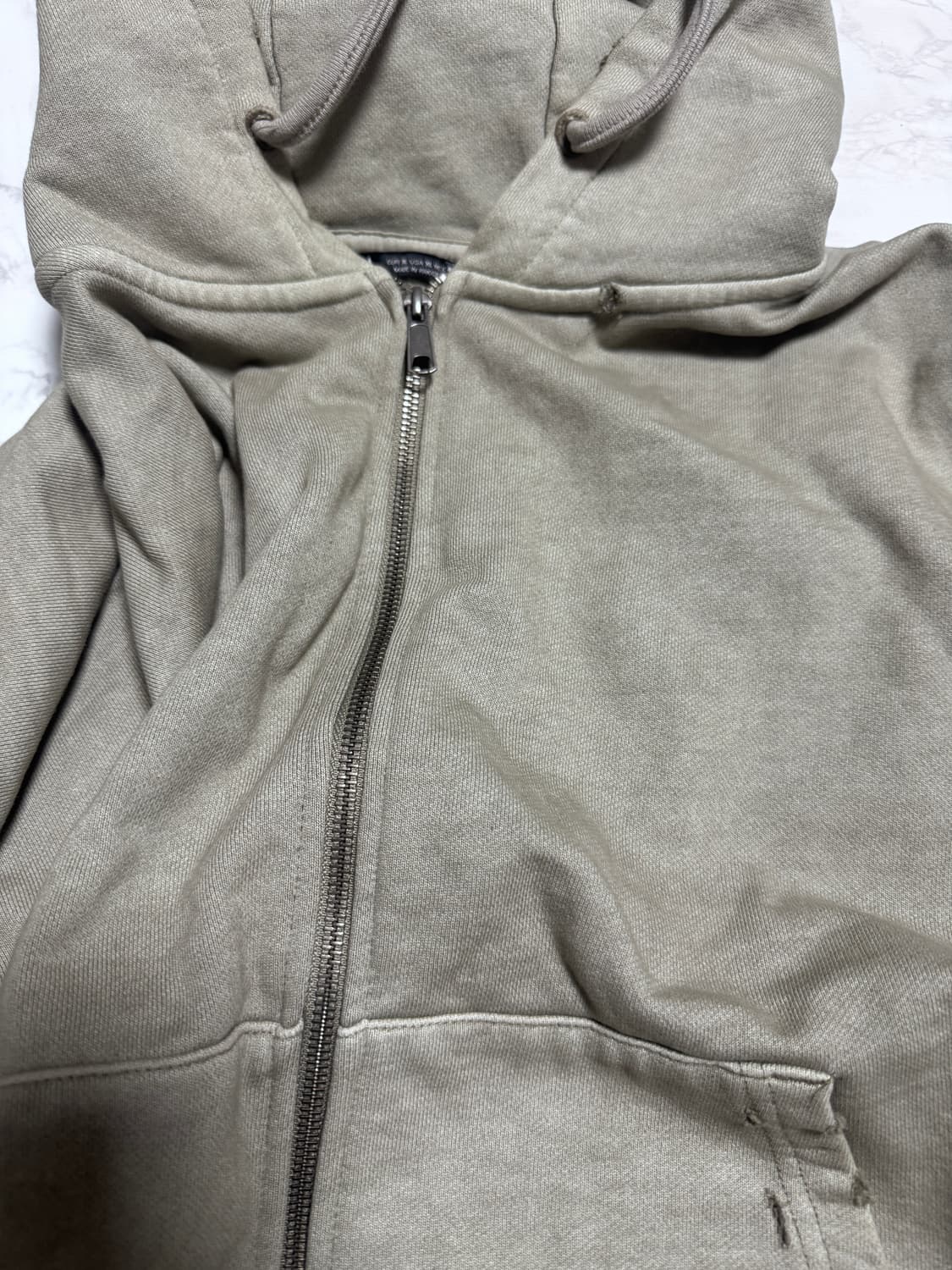 자라 그레이 후드집업 44 상품이미지1