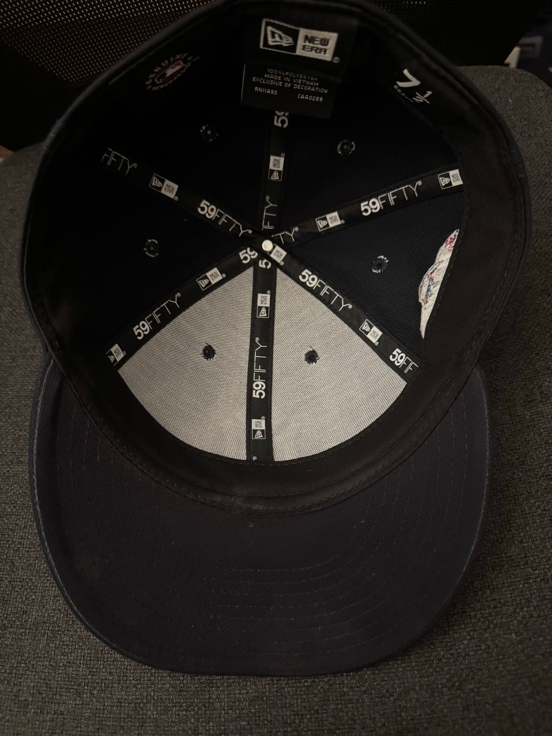 뉴에라 뉴욕 양키스 59FIFTY 로우프로파일 7 1/2 네이비 상품이미지2