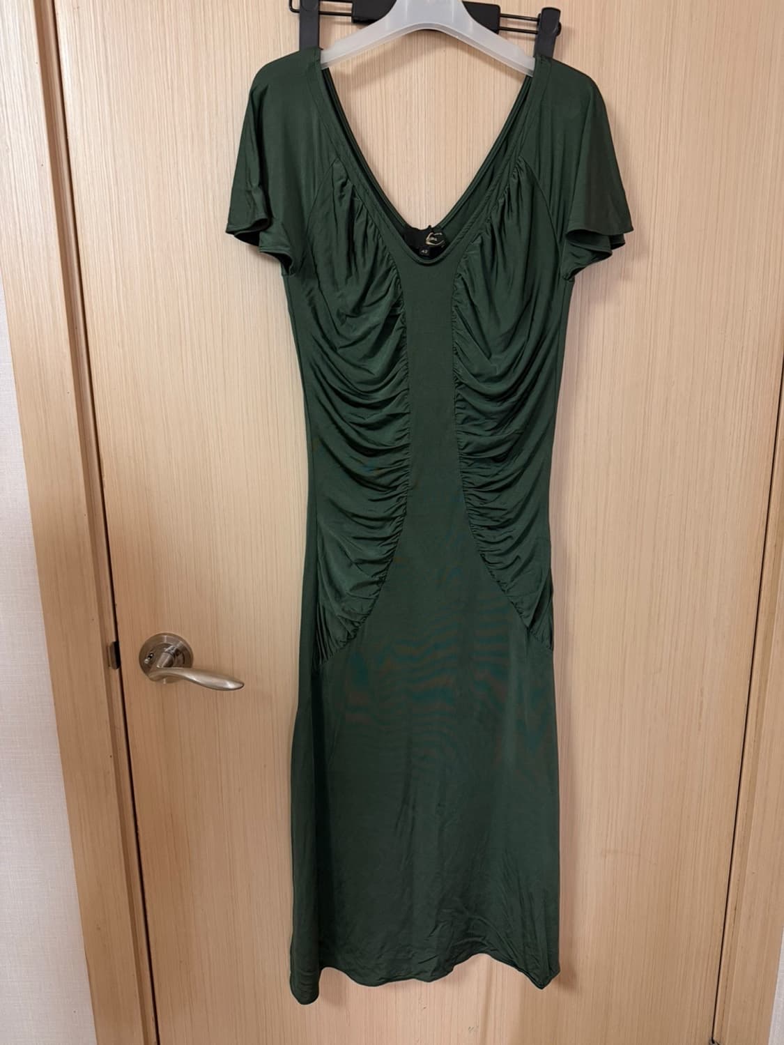 JUST CAVALLI 이탈리 레이온 셔링 롱원피스 여름원피스 상품이미지4